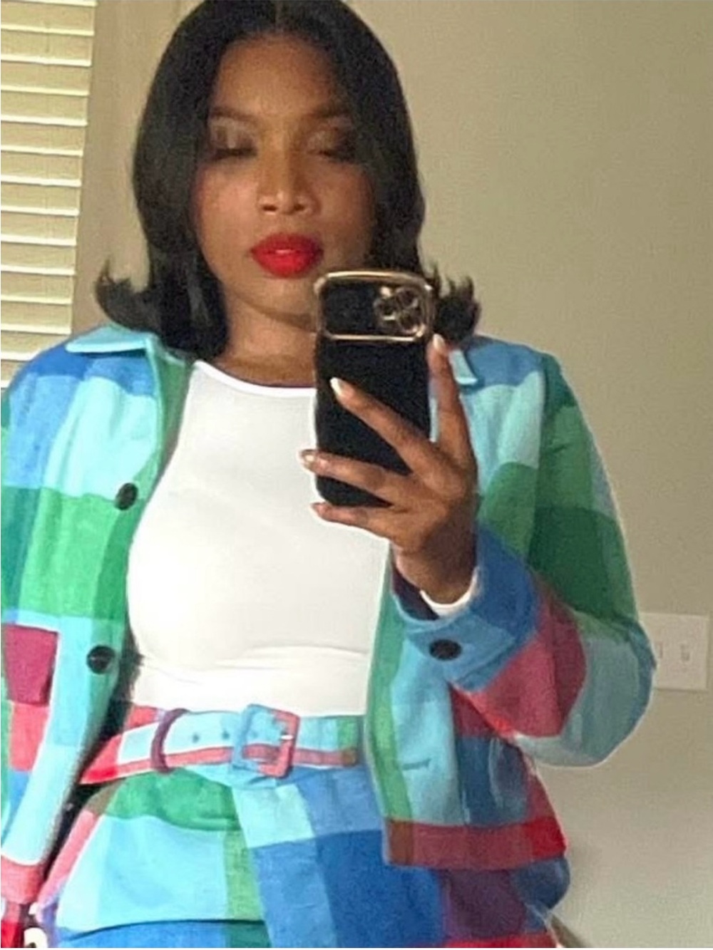 Free Assembly multicoloured cropped jacket